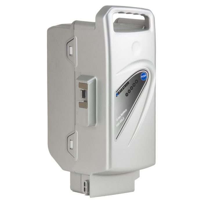 Maratron vervangaccu Panasonic 24V-systeem 26V/23Ah zilver