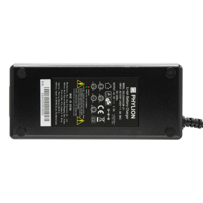 Joycube Oplader 42,0V / 2,0A - 5-polig rond | Fischer, Bagier, Zoom - Afbeelding 2