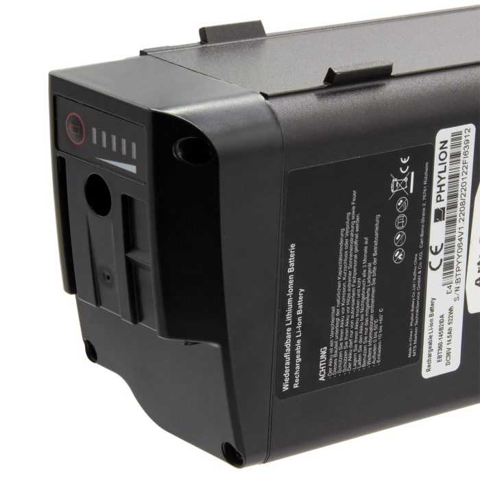 Phylion Accu 36V 14,5Ah Joycube BN23 EBT360-145 CAN-Bus voor Fischer E-bike - Afbeelding 6