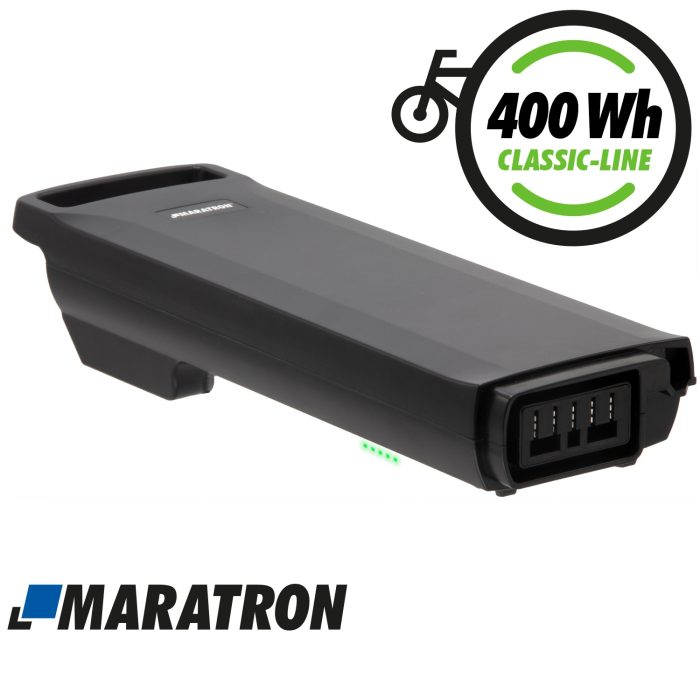 Maratron Vervangingsaccu Bosch Classic+ PowerPack 400 Bagagedrager