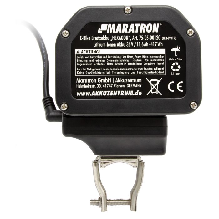 Maratron Hexagon Accu 36V 11,6Ah voor Ansmann e-bike - Afbeelding 5