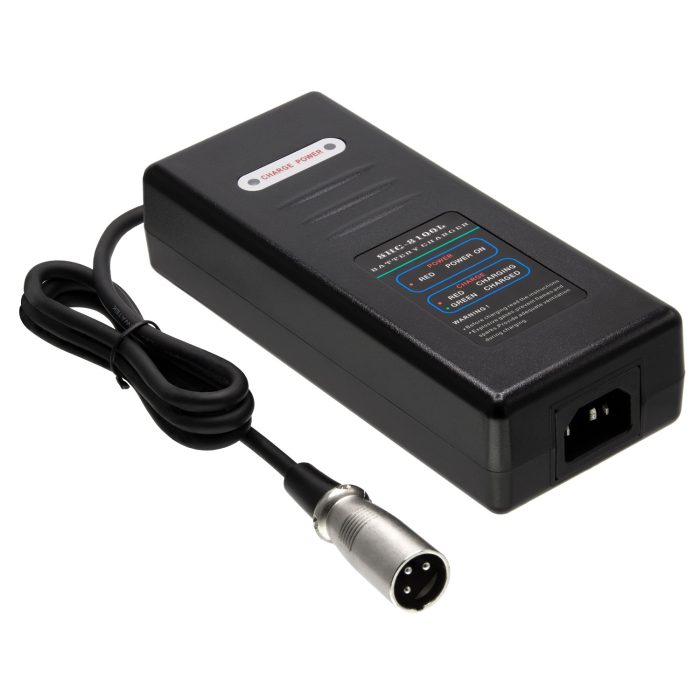 Acculader 48V / 2A Li-ion E-bike accu met XLR-stekker