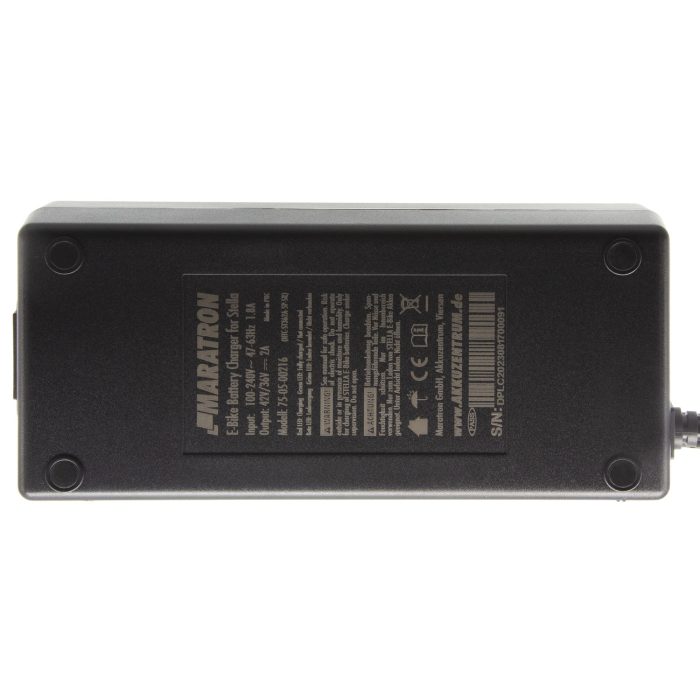Maratron Oplader 42V/2A voor 36V E-bike Accu's - 5-Polig - Afbeelding 3