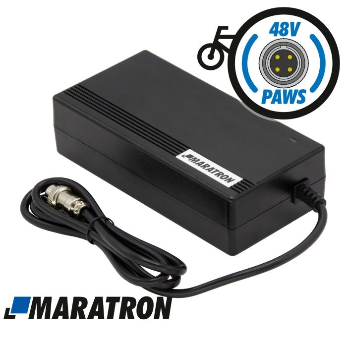 Maratron 48V 2A Oplader voor Handbike Accu's, 4-polig - Afbeelding 4