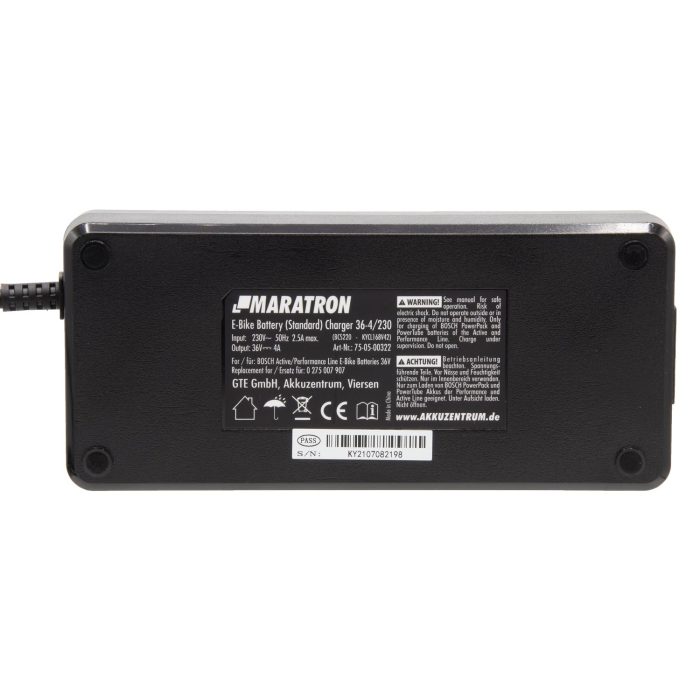Maratron Lader 36V/4A voor Bosch Active/Performance Line - Afbeelding 4