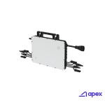 Hoymiles HMT-1600 micro-omvormer 3-fase voor 4 zonnepanelen